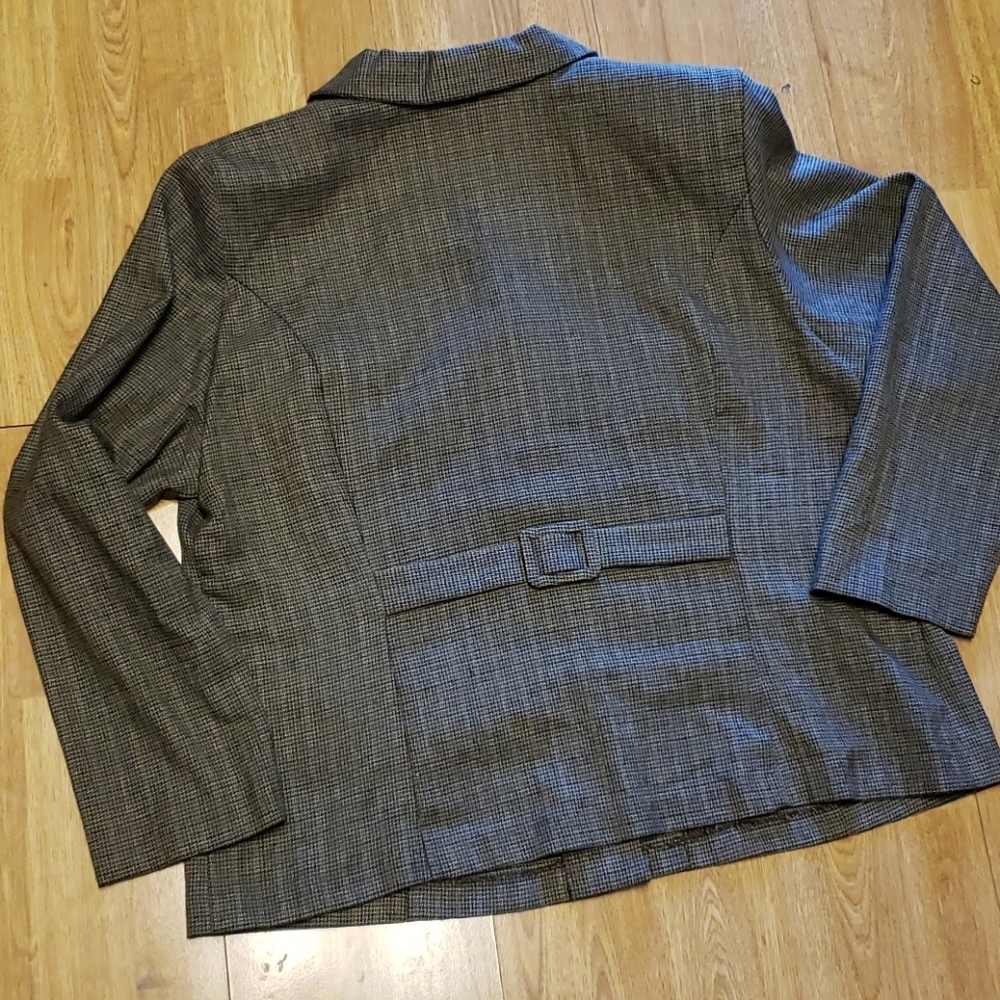 Vintage plus size houndstooth blazer size 18 - Picture 3 of 3